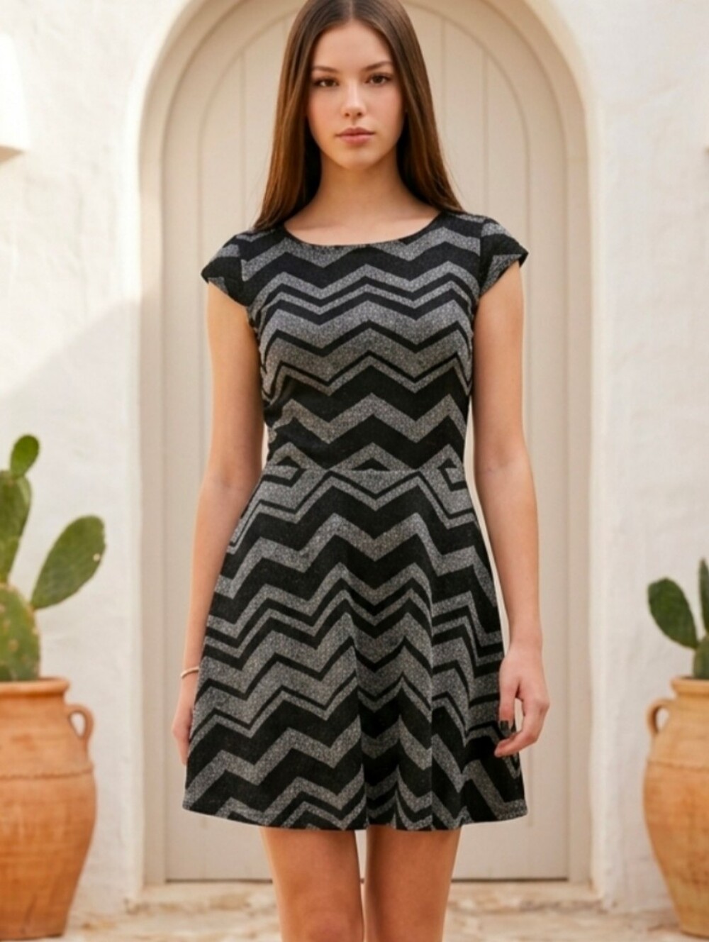 NWT FISH BOWL Fit and flare Party/cocktail Dress Jrs.Xl misses M